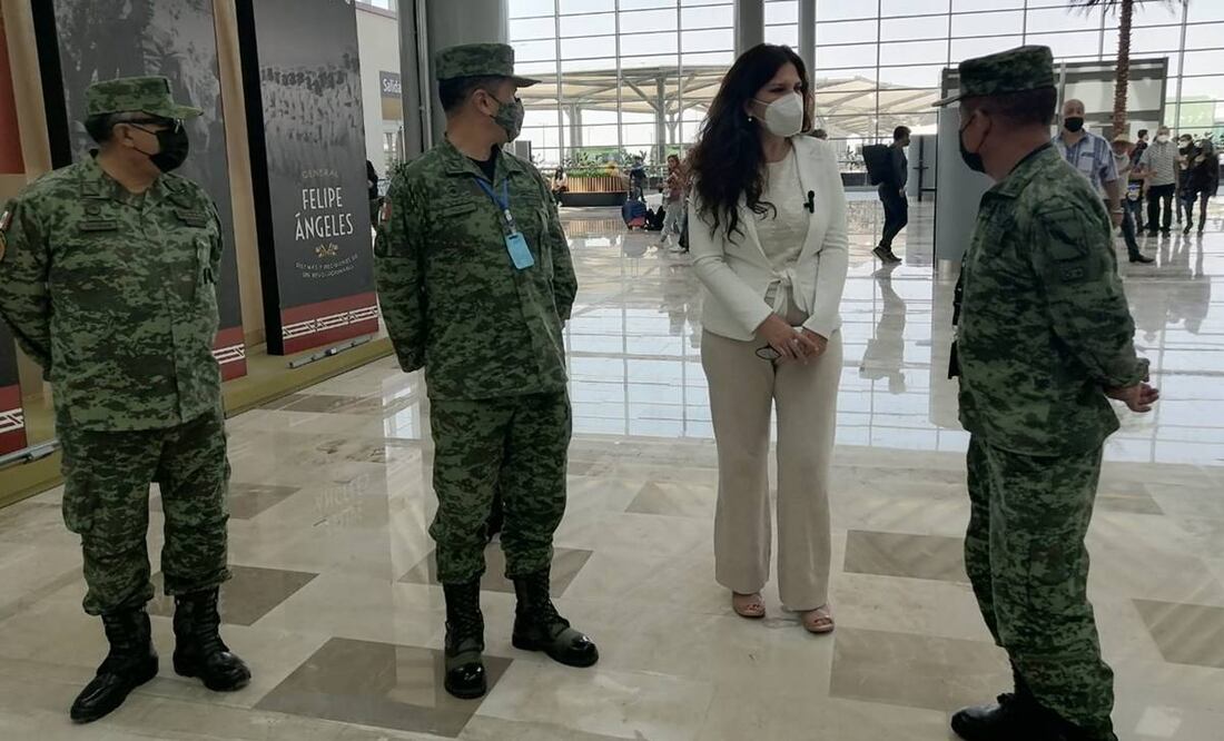 La senadora Kenia López Rabadán ha sido una abierta crítica a la construcción del Aeropuerto Felipe Ángeles. Foto: Especial