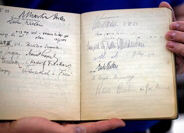 Firma arroja luz sobre la visita de un jefe nazi a Jerusalén