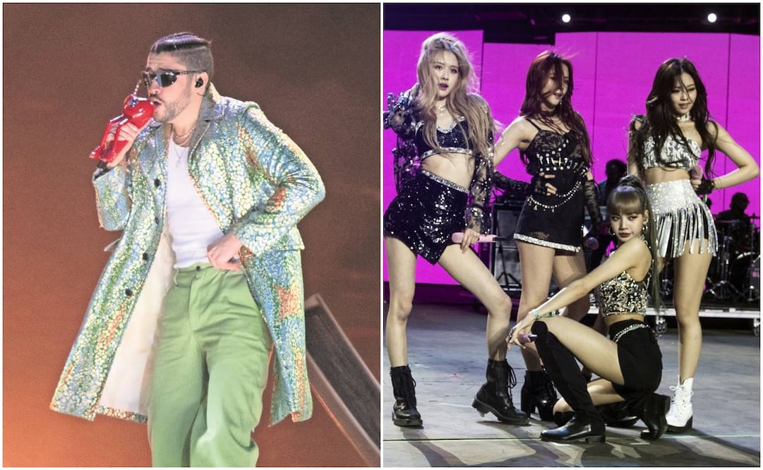 El gigante del reguetón Bad Bunny, las estrellas del K-pop Blackpink y el influyente artista R&B Frank Ocean lideran la edición 2023. Foto: EFE.