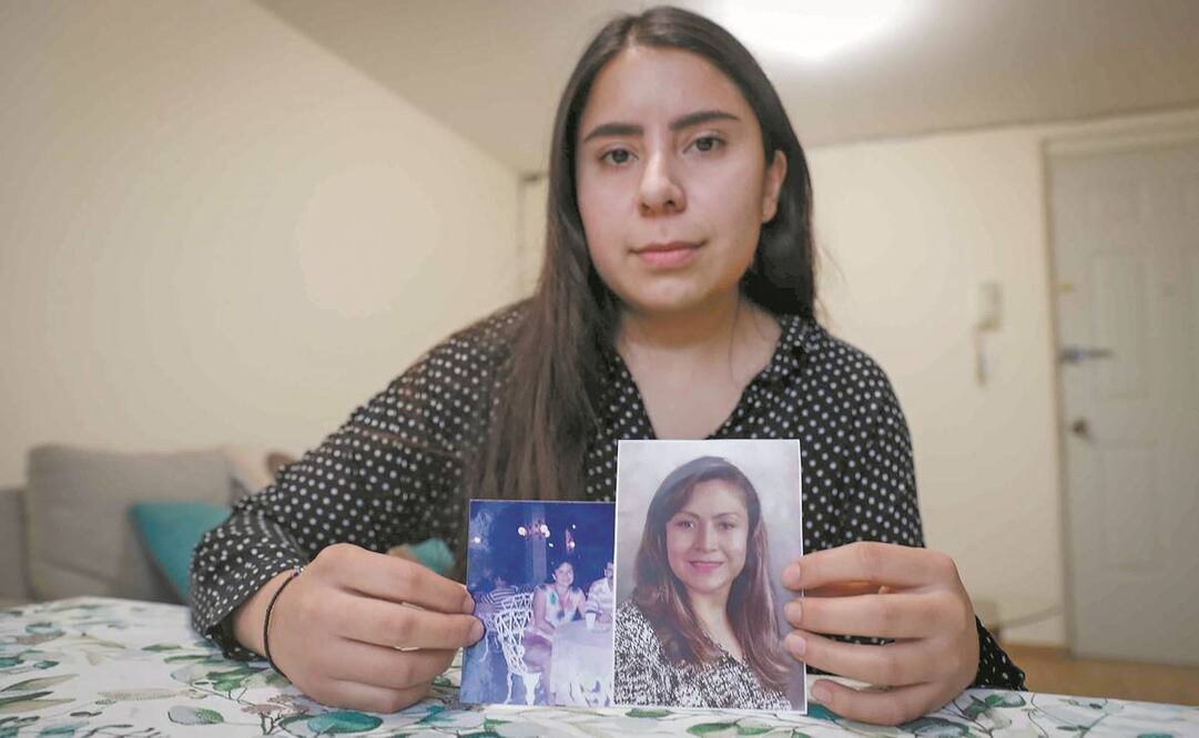 Ana Karen tuvo que dejar Estados Unidos para presionar a la autoridad para que resolviera el caso de su madre Marilú. Foto: Diego Simón/EL UNIVERSAL