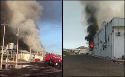 Se incendian maquilas en parque industrial de Guaymas, Sonora