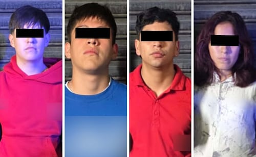 Detienen a tres hombres y una mujer en calles de Venustiano Carranza; estarían relacionados con robo a tienda de ropa en Polanco