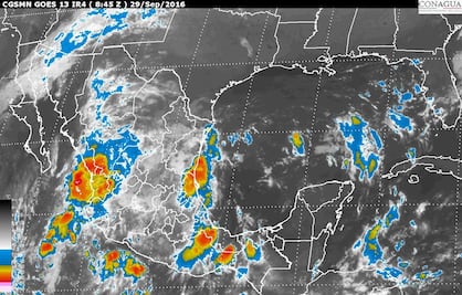 Prevén potencial de lluvias en la mayor parte de México