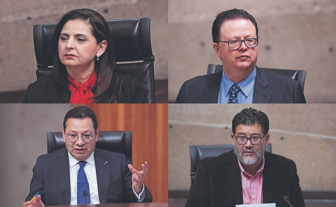 Los magistrados Mónica Soto, Felipe de la Mata, Felipe Fuentes y Reyes Rodríguez ya suman dos ampliaciones en su periodo; podrán reelegirse otros seis años. Foto: Especial