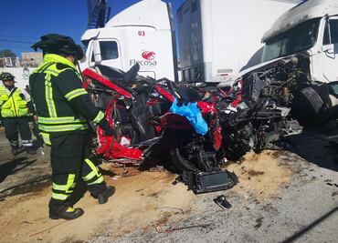 Carambola en la México-Querétaro deja 10 heridos y un muerto