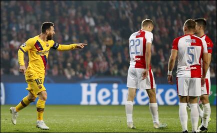 Sufrida victoria del Barcelona ante el Slavia Praga