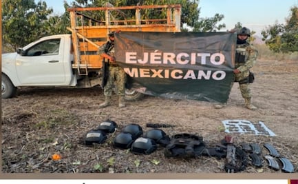 Aseguran 347 explosivos y armas en Sinaloa; operativos federales golpean a grupos delictivos