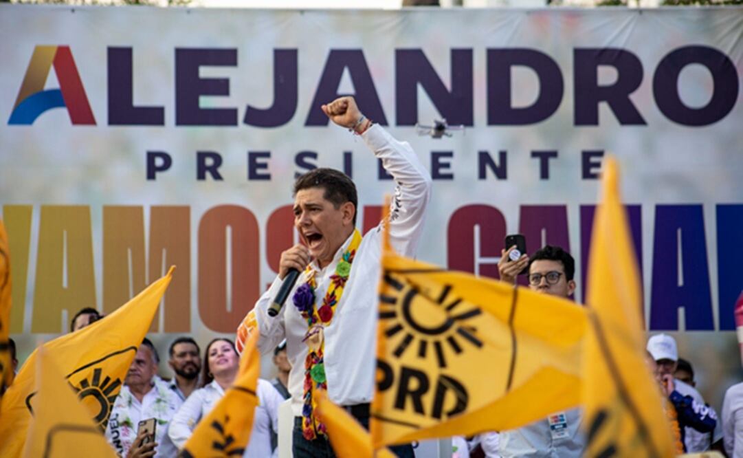 Alejandro Arcos Catalán durante un acto de campaña en su segundo intento por ser alcalde de Chilpancingo. Foto: Especial