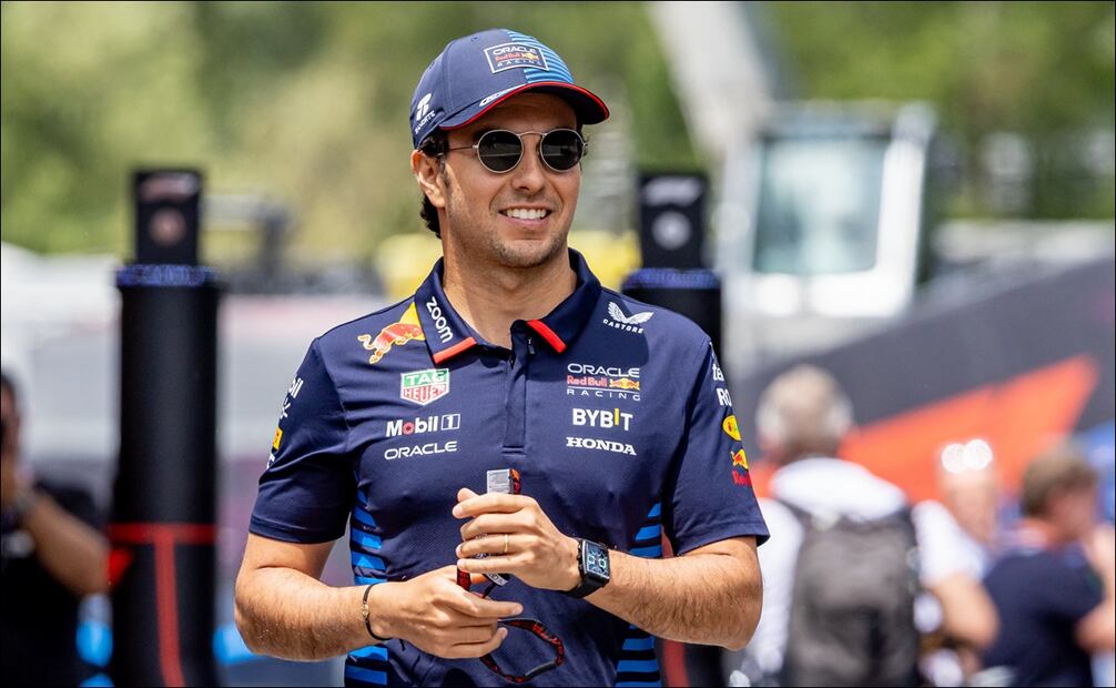Checo Pérez en el Paddock del Gran Premio de Austria - Foto: EFE