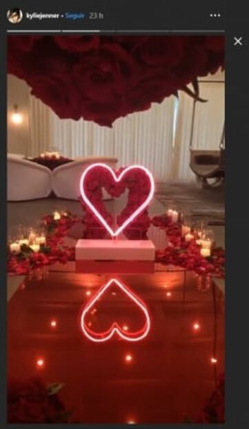 El regalo de San Valentín que Travis Scott le dio a Kylie Jenner
