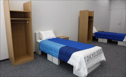 Camas de cartón para atletas en Tokio 2020
