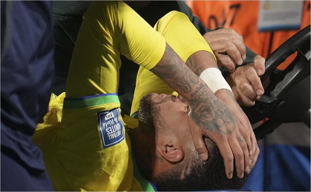 Neymar sufrió una grave lesión en el encuentro frente a Uruguay. FOTO: AP