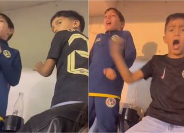 El efusivo festejo de los hijos de Rodolfo Cota y Rodrigo Aguirre; así celebraron el gol de Henry Martín