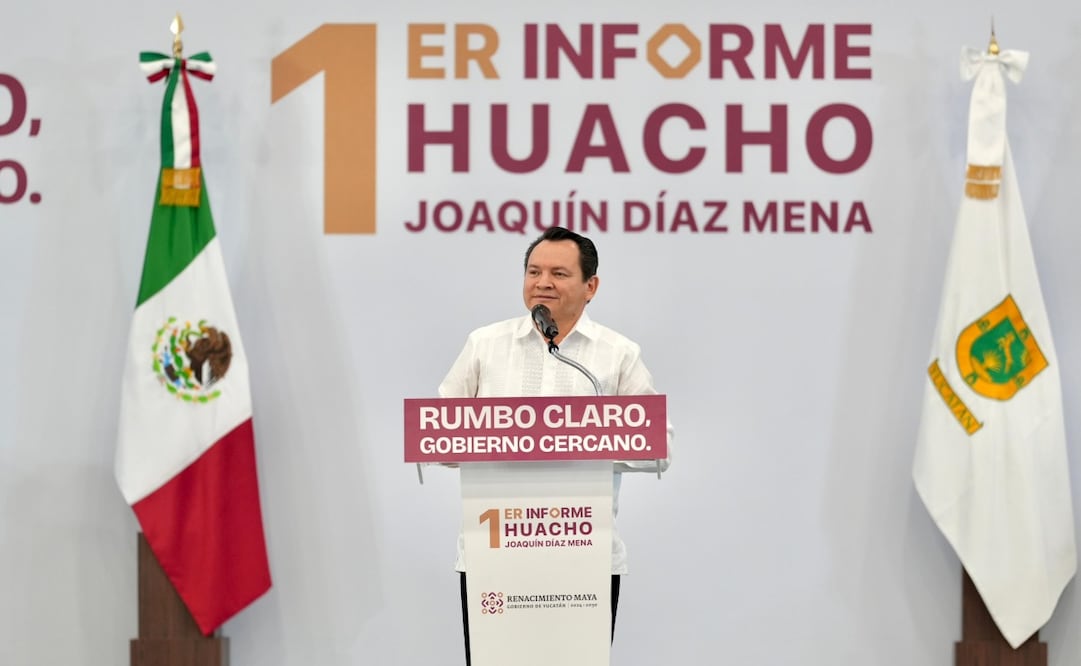 Gobernador de Yucatán otorga su primer informe de gobierno (18/01/2026). Foto: Especial