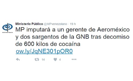 Aeroméxico employee is arrested in Venezuela