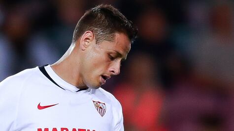 'Chicharito' Hernández dejó de entrenar con el Sevilla