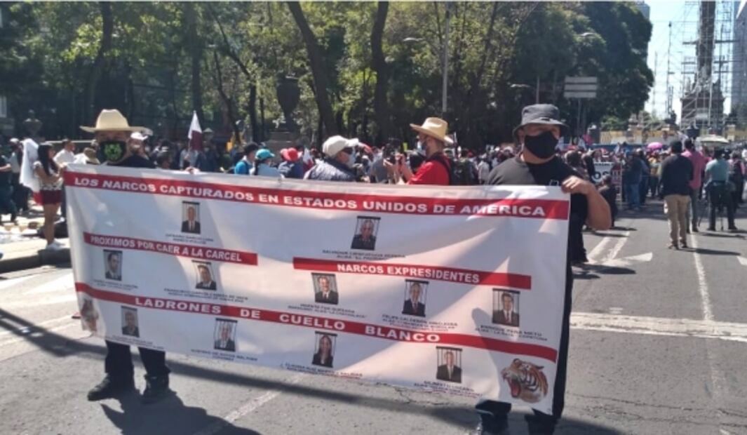 Alistan marcha pro AMLO en las inmediaciones del Ángel de la Independencia