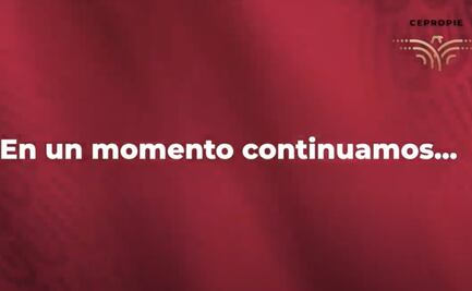 Cae transmisión de Cepropie durante evento de AMLO en Campo Marte