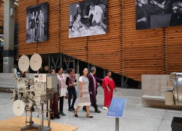 Sheinbaum encabeza Día del Cine Mexicano en Cineteca de Chapultepec; celebra recuperación del espacio