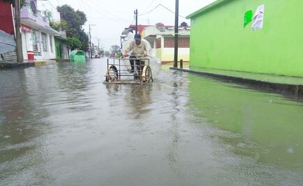 Fuertes lluvias inundan Tabasco 