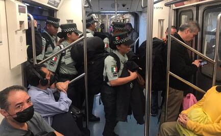 VIDEO: Policías de la SSC continuarán con sus tareas, dice Sheinbaum tras despliegue de la GN en el Metro