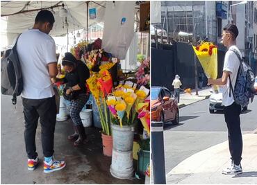 ¡Que viva el amor! Mexicanos conservan romance al regalar flores amarillas