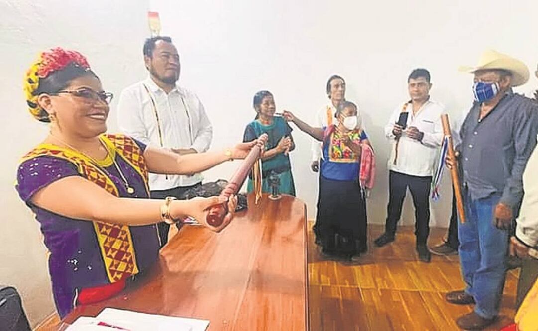 Ceyla Cruz Gutiérrez asumió este 1 de enero la presidencia municipal de San Miguel Chimalapa, en la región del Istmo de Tehuantepec. Foto: Especial