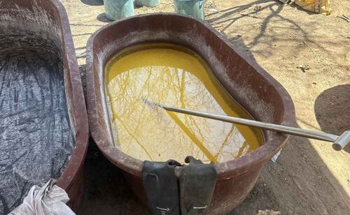 Elementos de la Semar localizaron y neutralizaron un laboratorio clandestino en el municipio de Mocorito, Sinaloa, presuntamente de La Chapiza. Foto: Especial