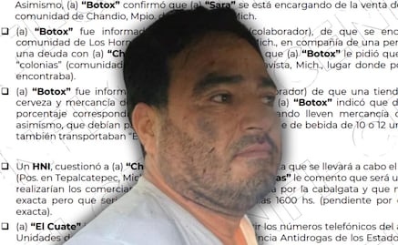 Policías a su mando y sobornos de whisky; así operaba "El Botox" en Michoacán