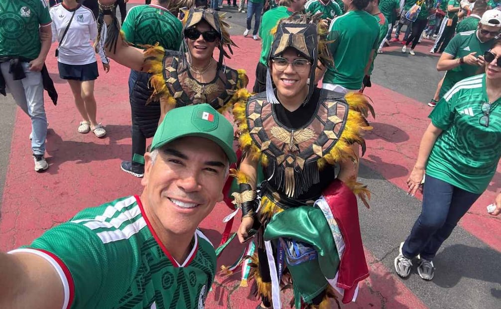 Alito Moreno presumió su visita a ver el partido inaugural del Mundial (11/06/2026). Foto: @alitomorenoc