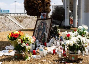 Crece memorial en Puente de la Concordia dedicado a víctimas de explosión de pipa de gas