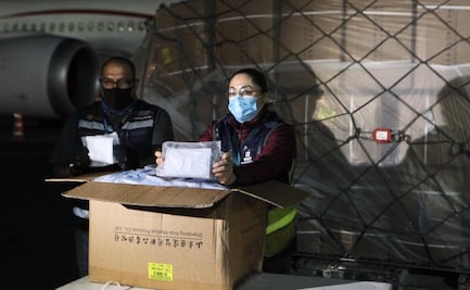 Arriba a México nuevo embarque de insumos procedentes de China