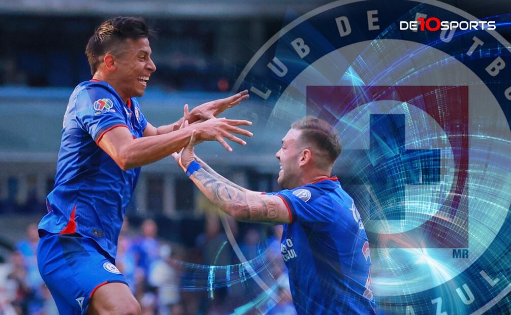 Ángel Sepúlveda y Carlos Rotondi festejando un gol con Cruz Azul / FOTO: Imago7