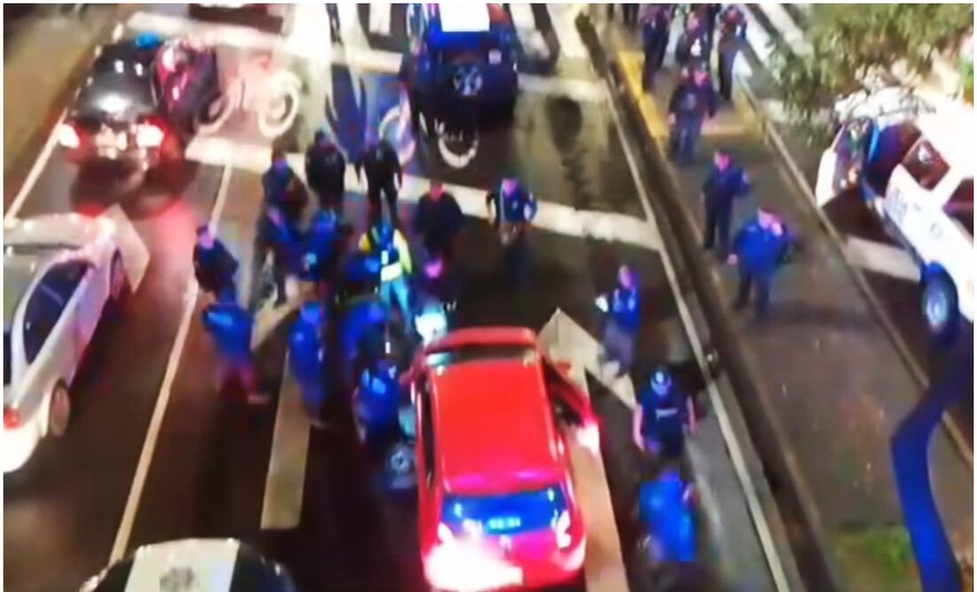 Persecución en Cuautitlán Izcalli. Foto: Especial