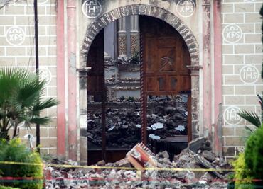 Sismo de 7.1 daña recintos culturales de Morelos