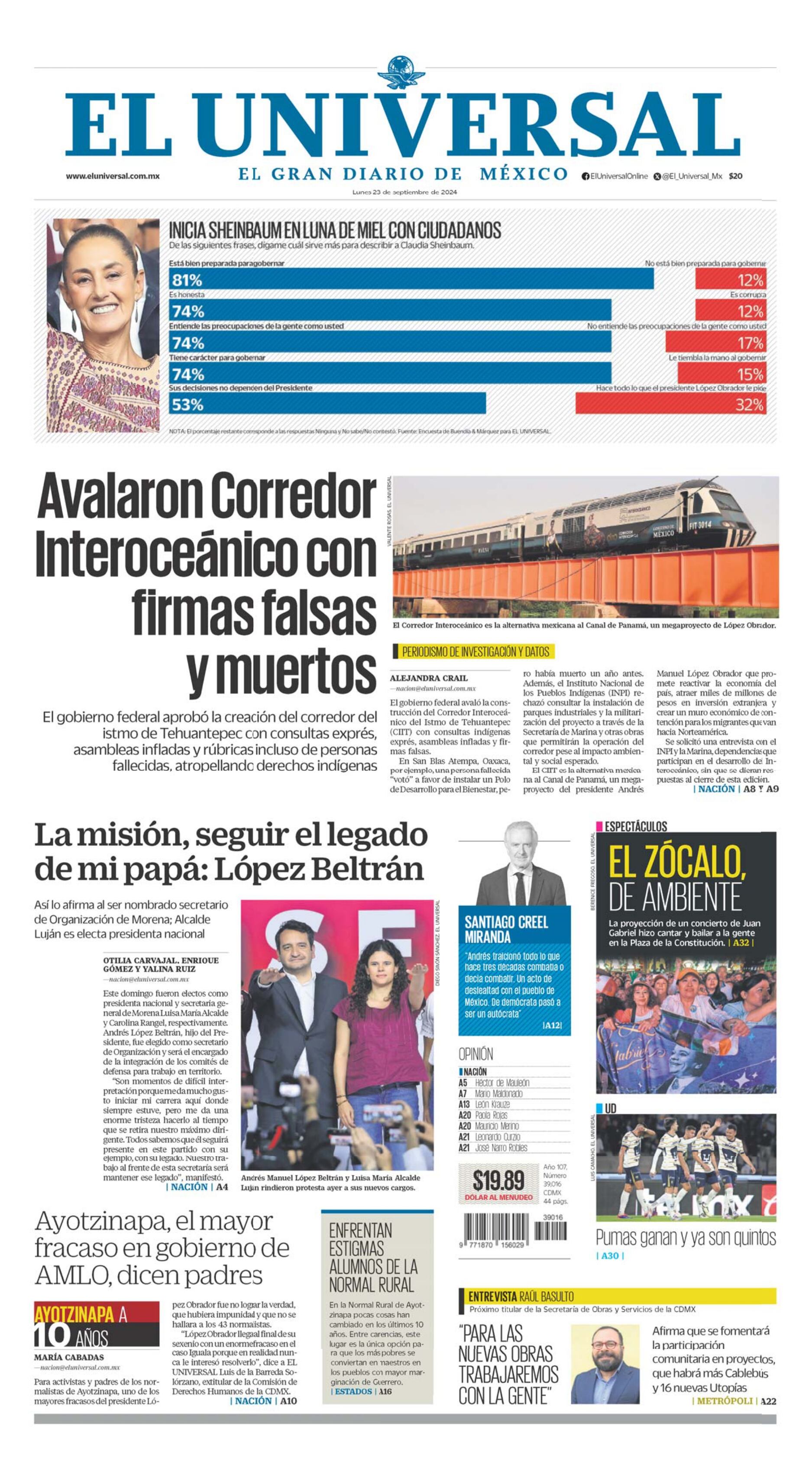 Portada impresa