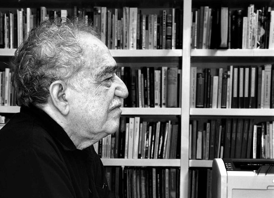 Gabriel García Márquez en su residencia en la Ciudad de México, en 2008. /Cortesía Dimitris Yeros