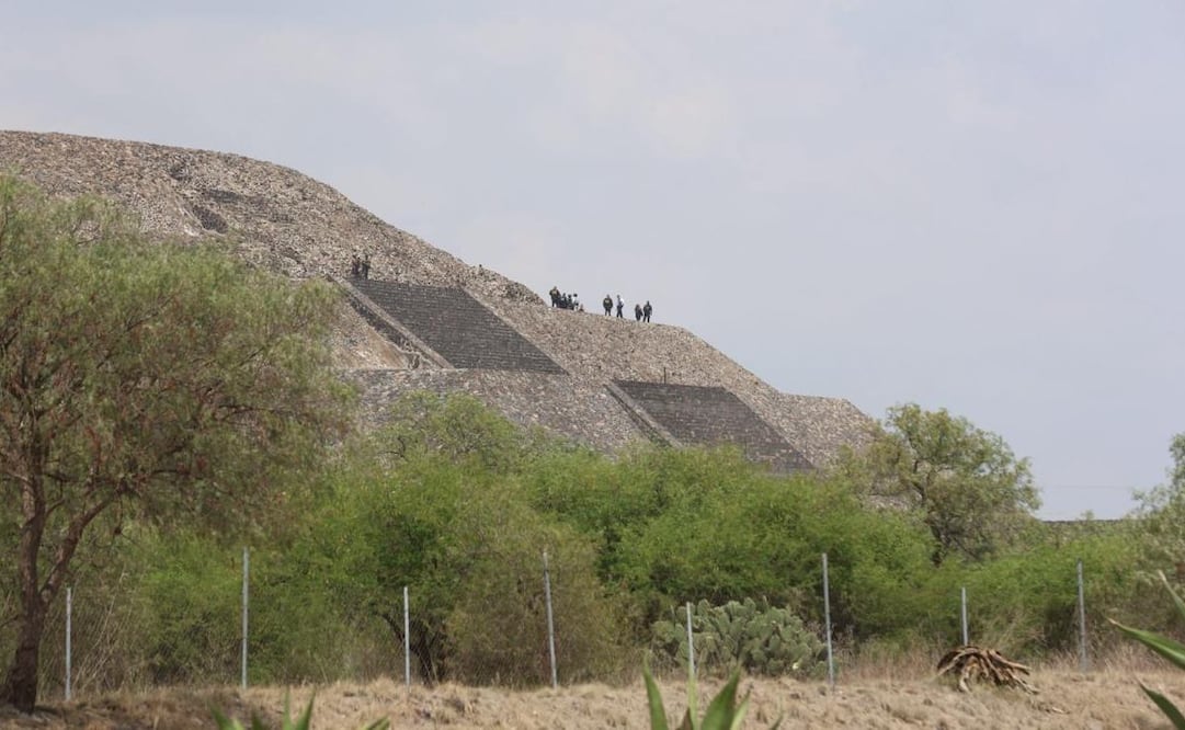 Autoridades acordonan la zona del ataque armado en Teotihuacán (20/04/2026). Foto: Osmar Alvarado / EL UNIVERSAL