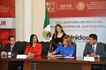 Sonora se suma al Nuevo Sistema de Justicia Penal
