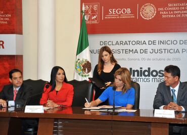 Sonora se suma al Nuevo Sistema de Justicia Penal