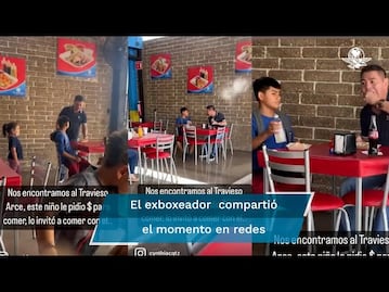 “El Travieso” Arce invita tacos a niño que le pidió dinero y se viraliza