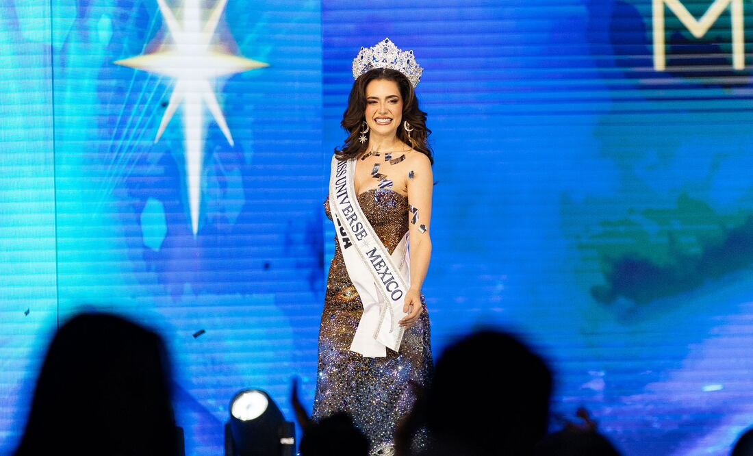 La sinaloense María Fernanda Beltrán fue coronada como la nueva Miss Universe Mexico 2024, durante el certamen en Cancún, Yucatán. Foto Hugo Salvador/El Universal.