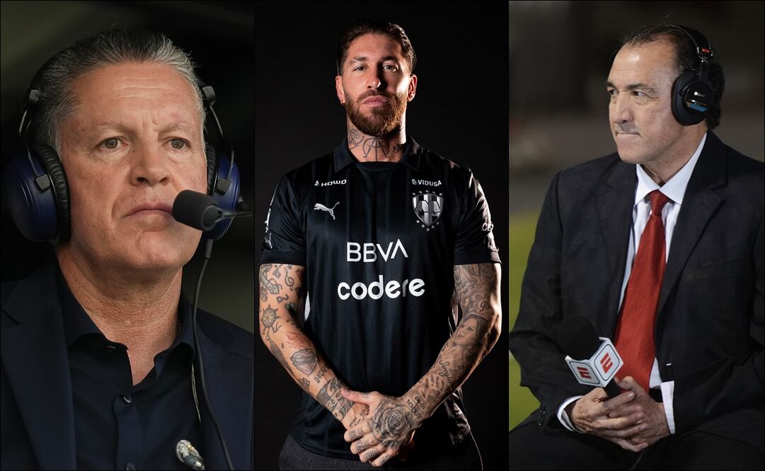 Mario Carrillo y Ricardo Peláez tundieron a Sergio Ramos porque hubiera escogido otro fichaje / FOTOS: Imago7 y @Rayados
