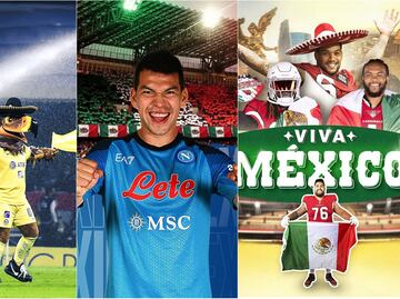 Equipos de la Liga MX, de Europa y de la NFL festejan el Día de la Independencia de México