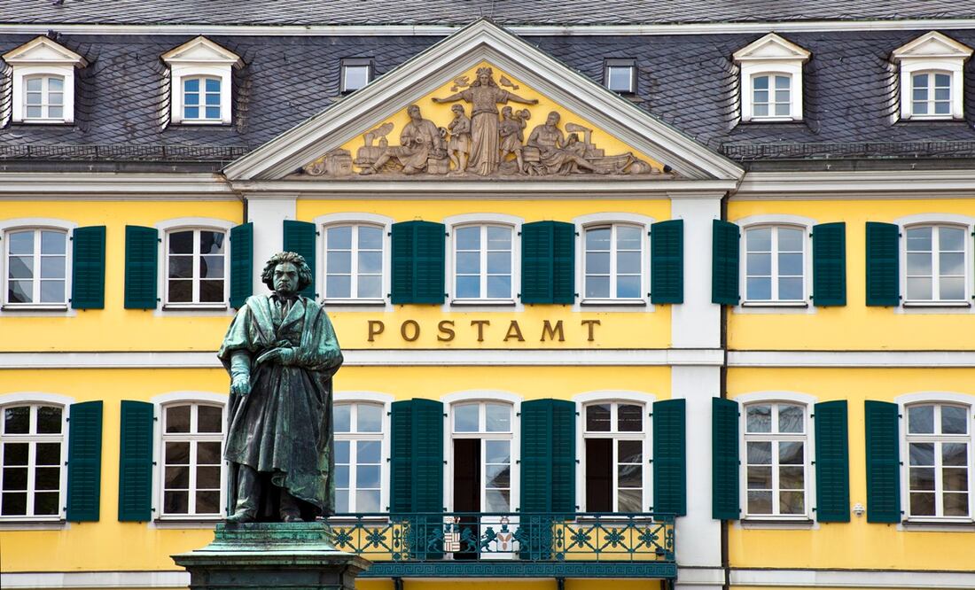 Estatua de Beethoven en la ciudad de Boon, Alemania. Foto: iStock