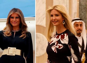 Melania e Ivanka son blanco de todas las miradas en Arabia Saudita