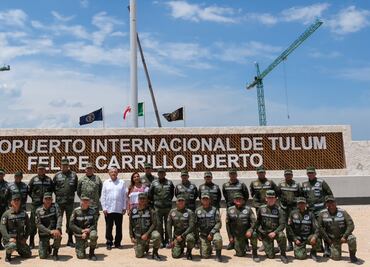 AMLO supervisa avances del Aeropuerto de Tulum, obra incluida en nuevo “decretazo”