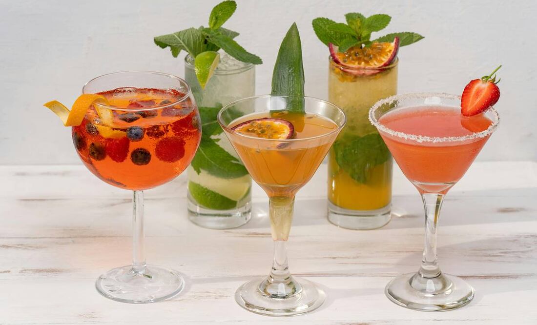Recetas de mocktails para beber sin alcohol. Foto: Pexels