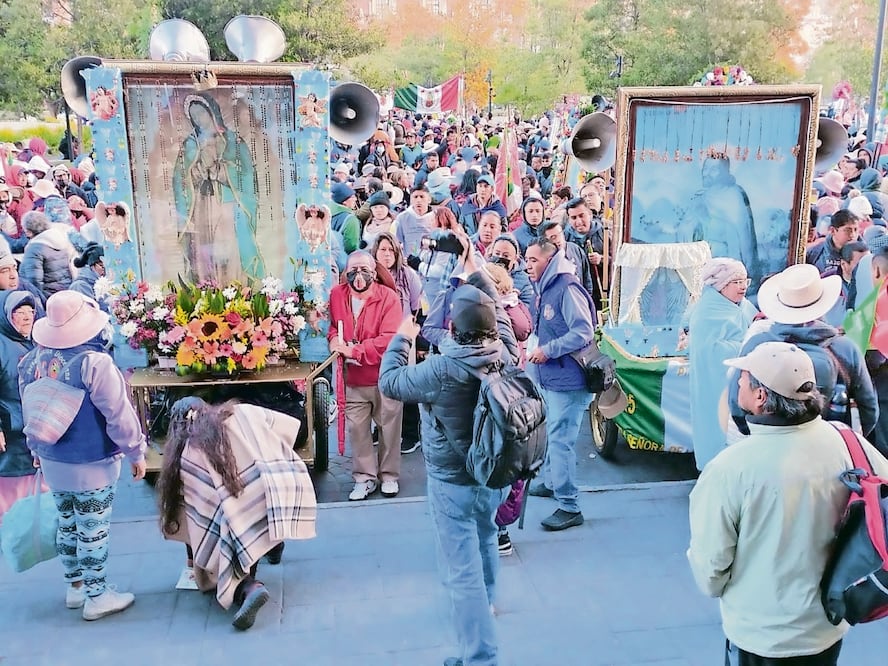 La peregrinación de Toluca a la Basílica es la número 88. Foto: Alma Rodríguez / EL UNIVERSAL