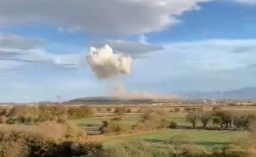 Se registra explosión en comunidad de Contreras, Durango (03/12/2025). Foto: Captura de pantalla